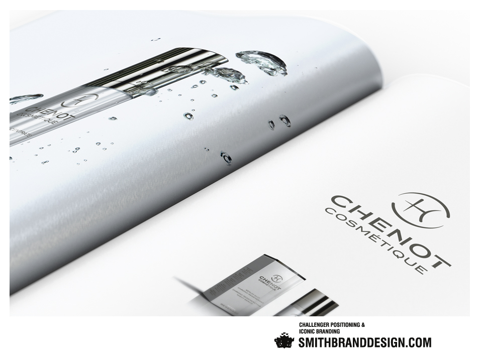 SmithBrandDesign.com Chenot C osmétique Brochure CloseUp