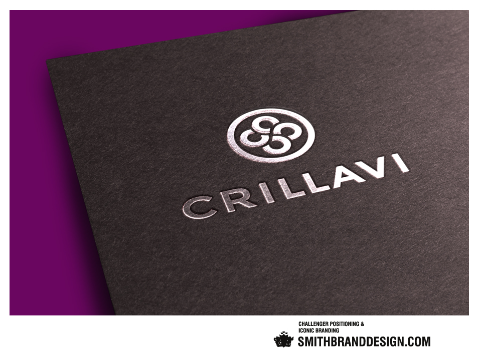 SmithBrandDesign.com Crillavi Silver Stamping Brand Mark