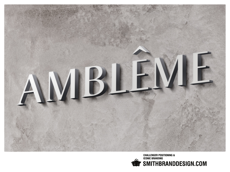 SmithBrandDesign.com Amblême wall brand